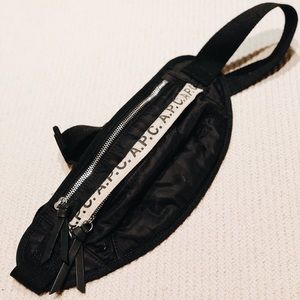 A.P.C Lucille Tape Logo Waist bag